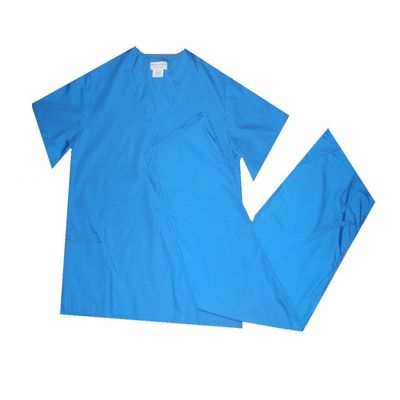 Natural Uniforms Men's Scrub Set Medical Scrub Top and Pants XXL True Royal Blue