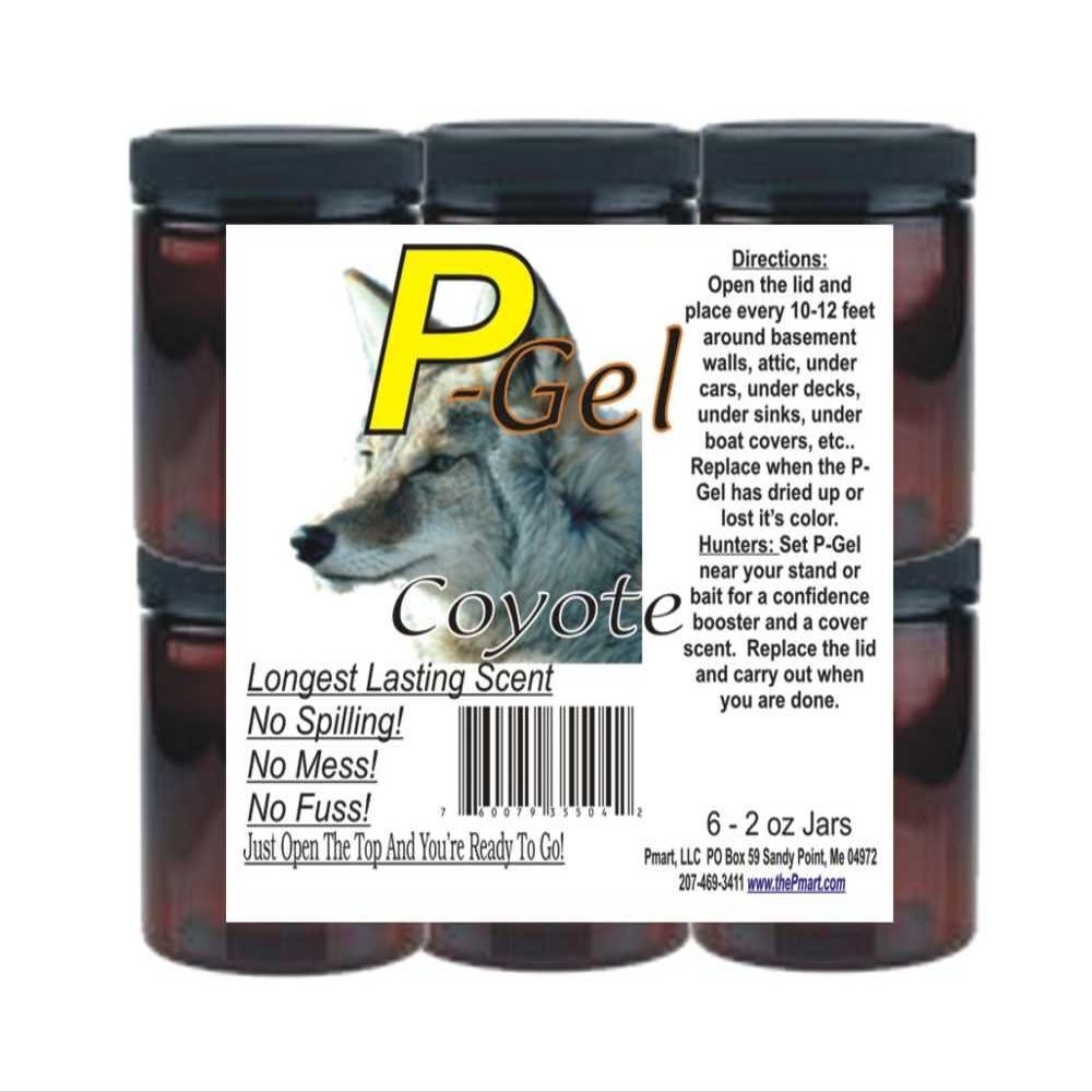 The Pee Mart - Coyote Urine P-Gel 6 Pack