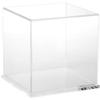 Plymor Clear Acrylic Display Case with Clear Base, 8" x 8" x 8" view 1