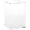 Plymor Clear Acrylic Display Case with Clear Base, 4" W x 4" D x 6" H view 1
