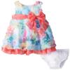 Bonnie Baby Baby-Girls Infant 12M-24M Printed Bonaz Dress (24 Months, Fuchsia) view 1