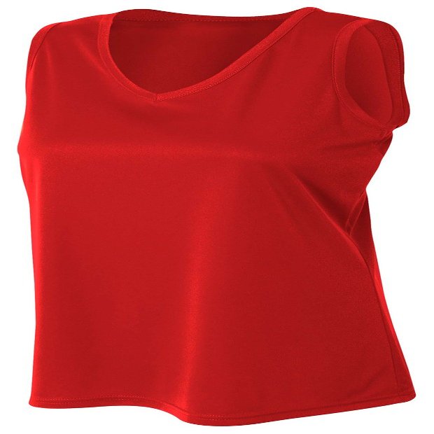 A4 Womens Athletic Tank, XL, Scarlet