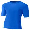 A4 Men's Compression Crew 1/2 Sleeve, Royal, X-Large view 1