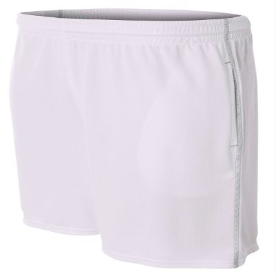 A4 Mens 9" Pocketed Short with Contrast Stitching, 3XL, White