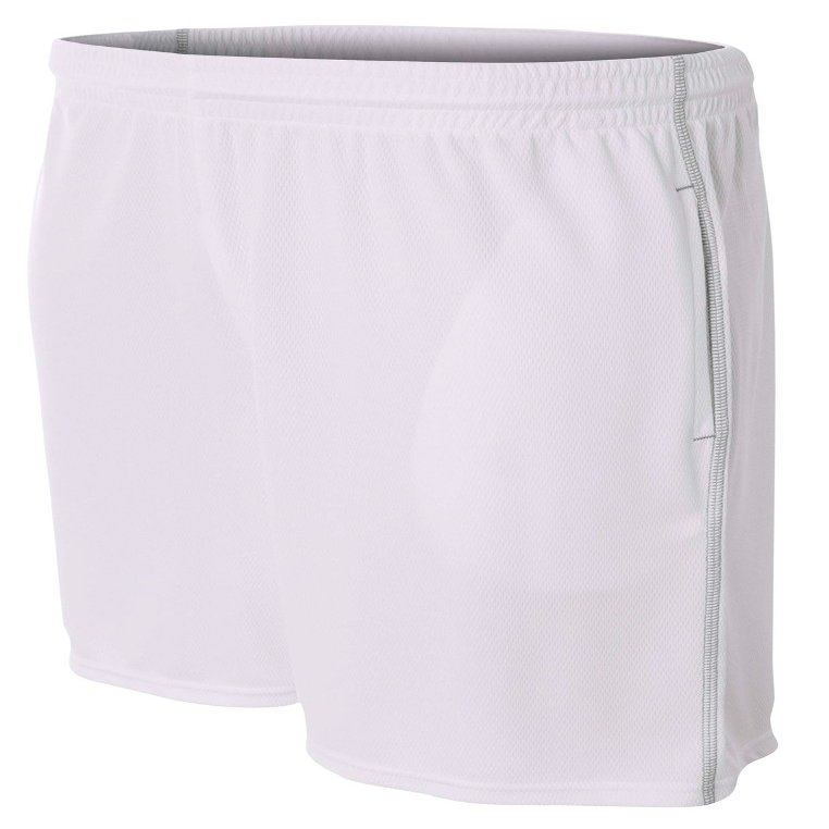 A4 Mens 9" Pocketed Short with Contrast Stitching, 3XL, White
