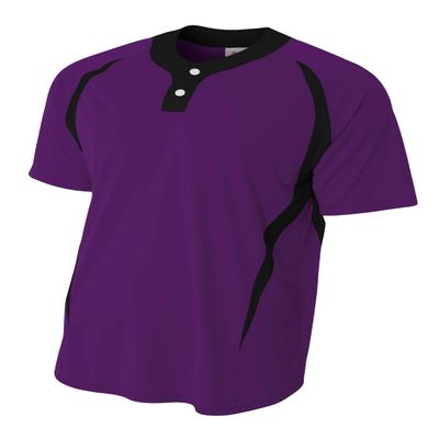 A4 NB4229-PUB 2-Button Color Block Henley Sportswear, Large