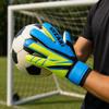 Vizari Avio F.P. Soccer Goalkeeper Gloves - Superior Grip, All Skill Levels - Non-Slip Receiver Gloves | for Kids and Adults (Blue/Green, Size 10) view 4