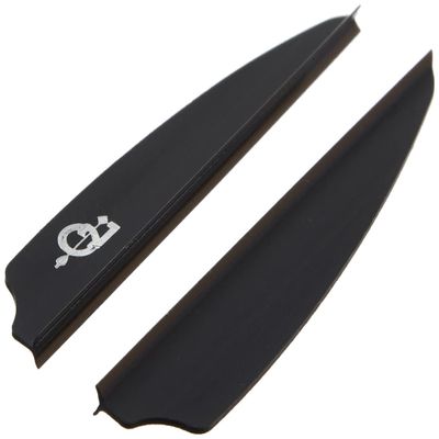 Q2i Fusion X-II Target Archery Vanes - Ultra-Lightweight with Tri-Fusion Vane Adhesion Technology for Archery Arrows Premium Arrow Fletching & Accessories for Archers - 3" 100pk Teal