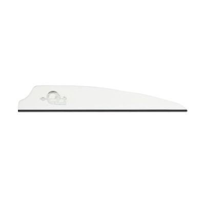 Q2i Fusion X-II Target Archery Vanes - Ultra-Lightweight with Tri-Fusion Vane Adhesion Technology for Archery Arrows Premium Arrow Fletching & Accessories for Archers - 3" 100pk White