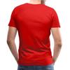 Thelwell Showjumping Interpreted Differently Fun Licensed Men's Premium T-Shirt Red view 2
