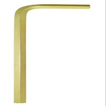 14mm GoldGuard Plated Hex L-Wrench - Long Tagged/Barcoded