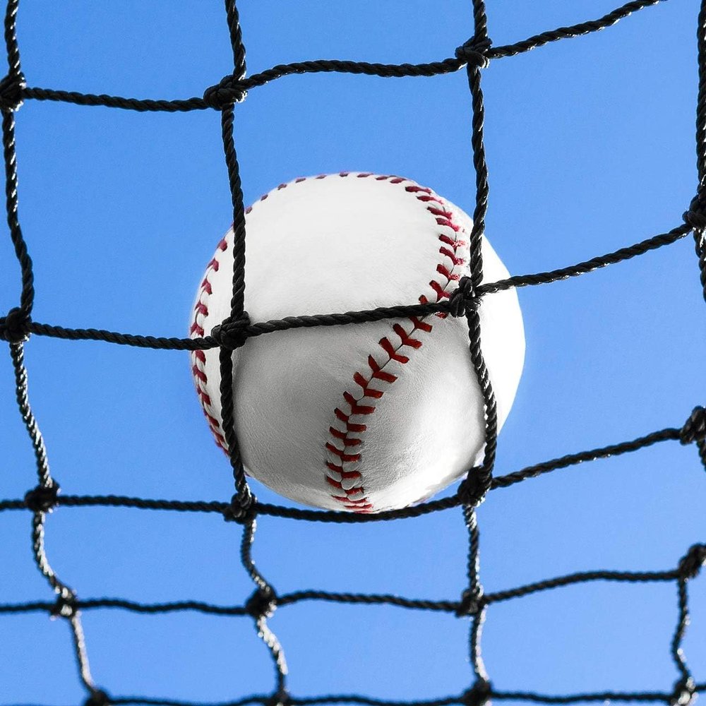 Fortress Baseball Backstop Nets | Professional Grade Sports Netting - 100% Weatherproof with Overlocked Edges [82 (14' x 200')