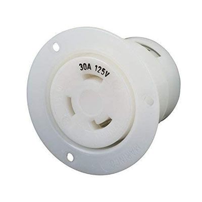 Marinco 305FO 30A 125V FLANGED OUT