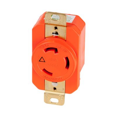 Marinco 306RIG 30A 250V RECEPT, LOC