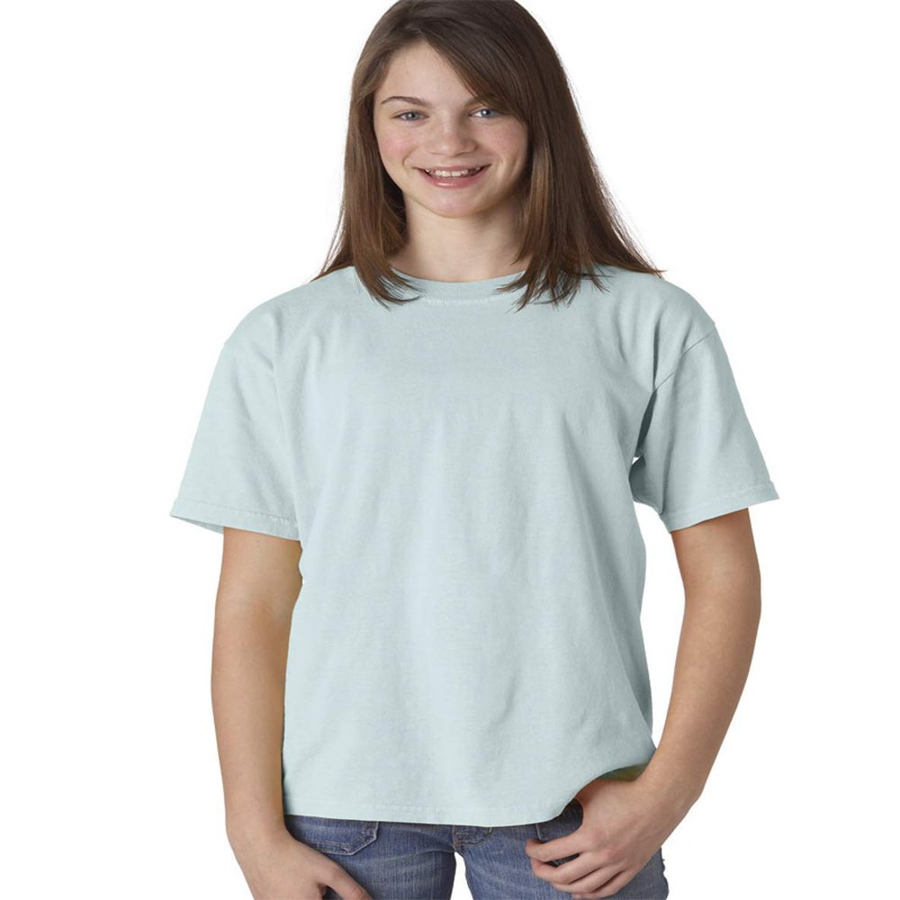 Garment-Dyed Ring-Spun Cotton Tee (C9018) Chambray, M