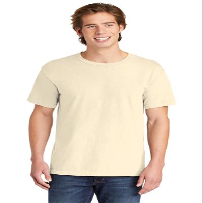 6.1 oz. Ringspun Garment-Dyed T-Shirt (C1717) Ivory, XL