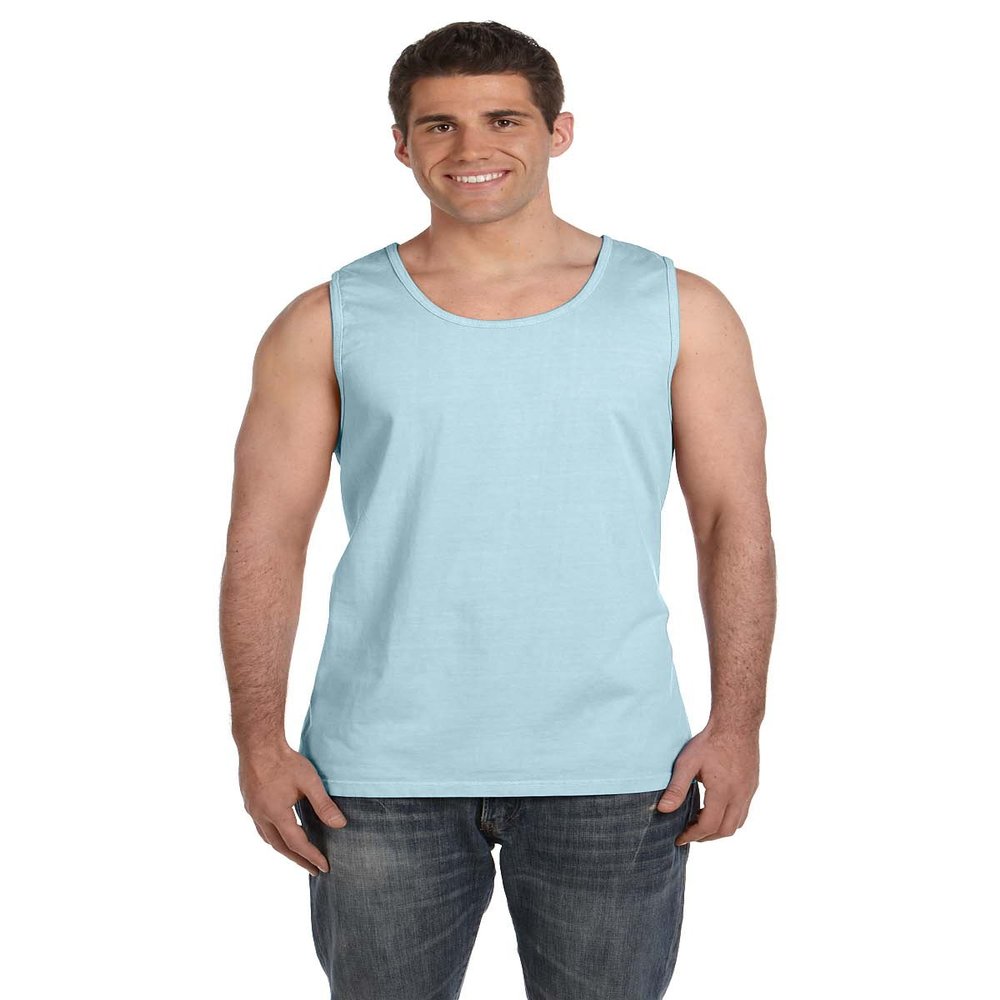 Comfort Colors Ringspun Garment-Dyed Tank (C9360)- CHAMBRAY, S