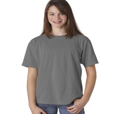 Garment-Dyed Ring-Spun Cotton Tee (C9018) Grey, XL