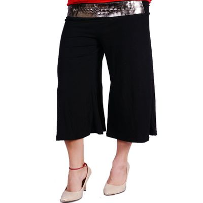 Fiory Naz Black Loose Capri (Large)