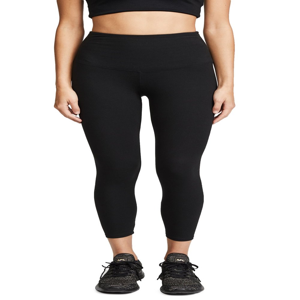 Yummie Women's Gloria Skimmer Cotton Stretch Shapewear Legging, Black, Small