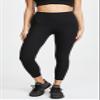 Yummie Women's Gloria Skimmer Cotton Stretch Shapewear Legging, Black, Small view 2