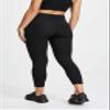 Yummie Women's Gloria Skimmer Cotton Stretch Shapewear Legging, Black, Small view 3