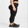 Yummie Women's Gloria Skimmer Cotton Stretch Shapewear Legging, Black, Small view 4