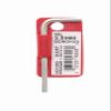 3.5mm BriteGuard Plated Hex L-Wrench - Short Tag/Barcoded view 1