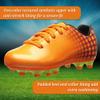 Vizari Youth Soccer Cleats for Boys Girls | Firm Ground Athletic Outdoor Football Shoes for Toddlers, Little/Big Kid - Blue/Black view 3