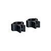 BKL 257H 0.6" Long Dovetail Rings High - for 1" Scope Tubes - Fits 3/8" or 11mm Dovetails - Matte Black view 3