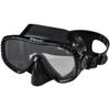 AKONA Tobago Scuba and Snorkeling Dive Mask with Clear Silicone Skirt and Single Tempered Lens - Clear view 4