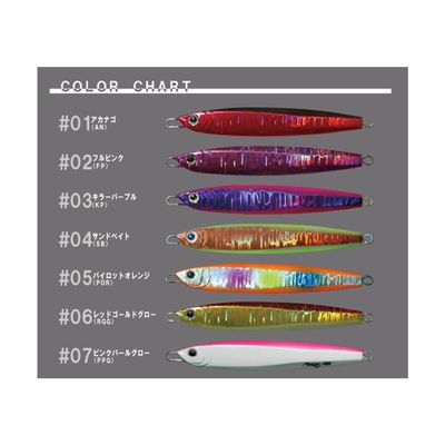 WAKI Metal Jig Lure, Tinker Horseshoe Version, 3.5 oz (100 g), Pink Pearl Glow