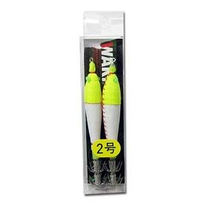Waki (Underarm Fishing Equipment) P Dragonfly No. 2 Yellow White Cloth Roll Luminous Torso with Round Sorcan