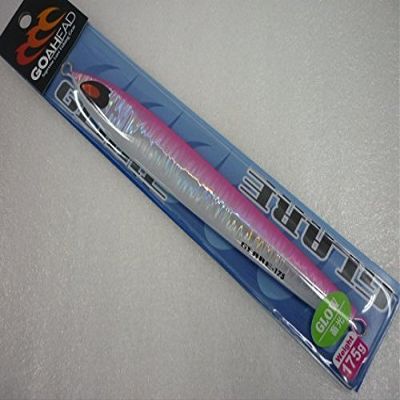 WAKI Metal Jig Lure, Glare, 6.1 oz (175 g), Pink H Glow