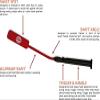 Insider Bat Baseball Softball Batting Swing Trainer Training Aid Tool Device (06 (Ages 12 and Under)) view 3