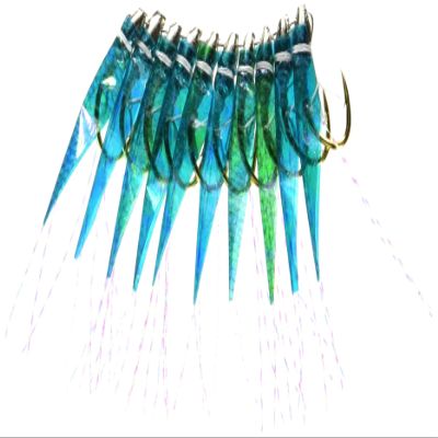 Hayashi Fishing Equipment Seisakusho, 50 Pieces, TOSA Cabara, Blue Aurora Mackerel with Lam Mold, No. 7