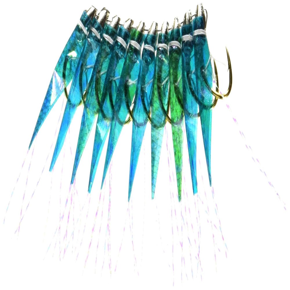 Hayashi Fishing Equipment Seisakusho, 50 Pieces, TOSA Cabara, Blue Aurora Mackerel with Lam Mold, No. 7