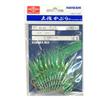 Hayashi Fishing Equipment Seisakusho, 50 Pieces, TOSA Cabaret, Green Aurora Mackerel Leather, Round Metal Needles, No. 12 view 1