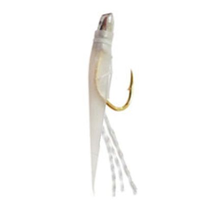 Hayashi Fishing Equipment Seisakusho, 10 Pieces, TOSA Cabaret, White Leather, Glitter, Round Metal Needles, No. 5.5