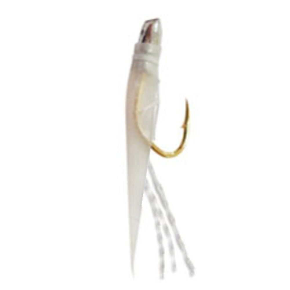 Hayashi Fishing Equipment Seisakusho, 10 Pieces, TOSA Cabaret, White Leather, Glitter, Round Metal Needles, No. 5.5