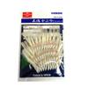 Hayashi Fishing Equipment Seisakusho, 50 Pieces, New Aurora Leather, White Flasher, Mackerel Type, White Needle, No. 14 view 1