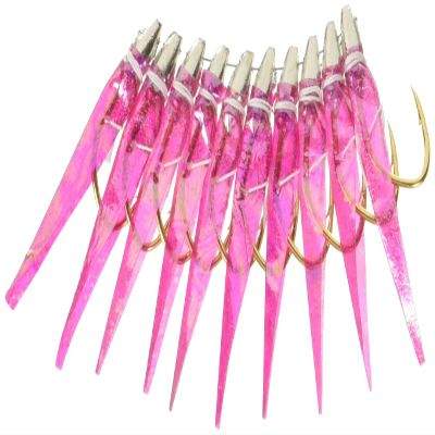 Hayashi Fishing Equipment Seisakusho, 50 Pieces, TOSA Kabura, Pink Aurora Leather Horse Mackerel Mold, No. 10