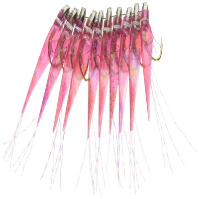 Hayashi Fishing Equipment Seisakusho, 50 Pieces, TOSA Cabara, Pink Aurora Mackerel with Lam Mold, No. 5.5