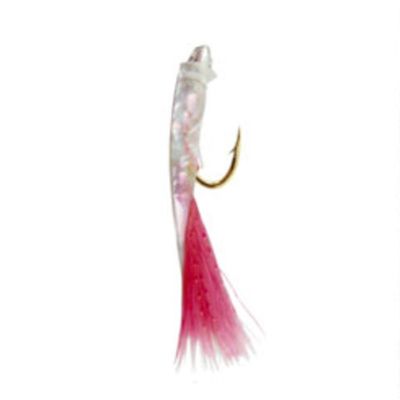 Hayashi Fishing Tackle Seisakusho, 10 Pieces, TOSA Headboard, Aurora Leather, Luminous Pink Flasher, Horse Mackerel Mold, Metal Needles, No. 6