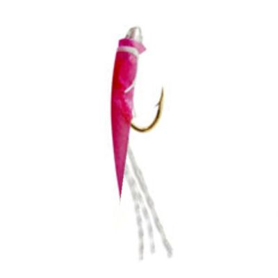 Hayashi Fishing Equipment Seisakusho, 10 Pieces, TOSA Cables, Pink Aurora Leather, Round with Glitter, Gold Needles, No. 5