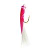Hayashi Fishing Equipment Seisakusho, 10 Pieces, TOSA Kabura, Pink Leather, White Hair Mackerel Mold, Metal Needles, No. 8 view 1