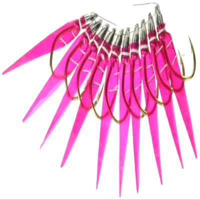 Hayashi Fishing Equipment Seisakusho, 50 Pieces, TOSA Kabura, Pink Leather, Horse Mackerel Mold, No. 13