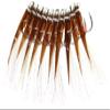 Hayashi Fishing Equipment Seisakusho, 50 Pieces, TOSA Cabaret, Brown Leather, White Fur, Round White Needles, No. 8 view 1