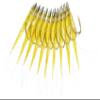 Hayashi Fishing Gear Seisakusho 50 Pieces TOSA Headpiece Yellow Aurora Leather Glitter Hydrangea Type Metal Wire No. 9 view 1