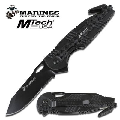 M-A1031BS US wSPe1Jx Marines Official Licensed Spring Assist Knife 4.75" tja3LntRh Closed ghkdiwiy 2334rtyui gbh EXCLUSIVESPRING VU7NNK ASSISTED KNIFE4.75" CLOSEDSTAINLESS STEEL Ooi8HJG8y BLADE3.5MM HALF SERRATED BLADEBLACK ALUMINUM HANDLEWITH CARBID